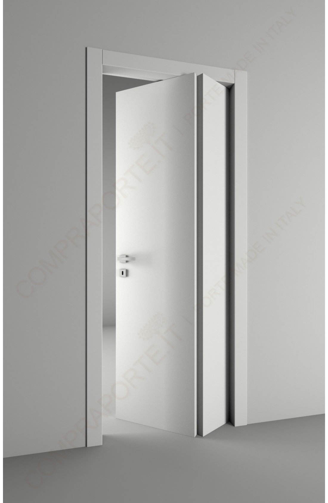 Porta Premium mod.4017 Grigio Spazzolato - Linea Raso 