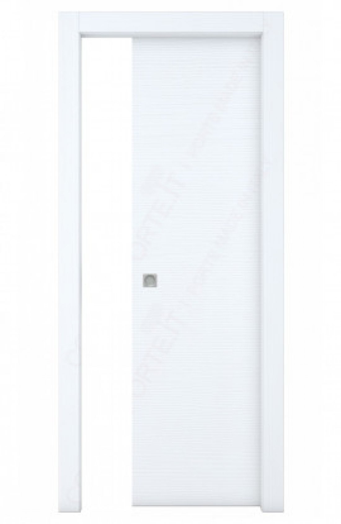 Mod 7005 Bianco Matrix -scorrevole scomparsa