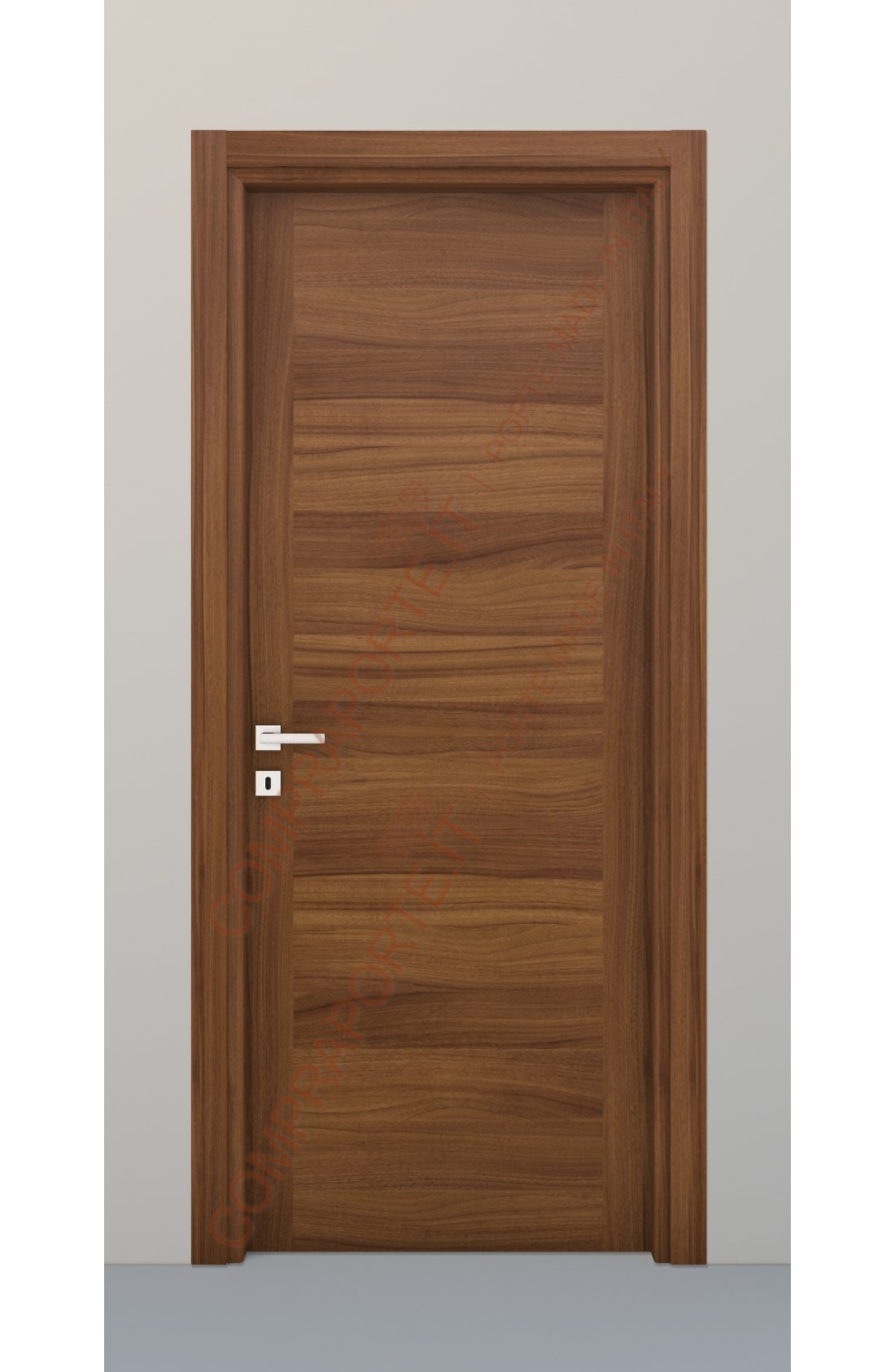 Porte Placage Bois DOGA HORI Orbitale Noce Canaletto