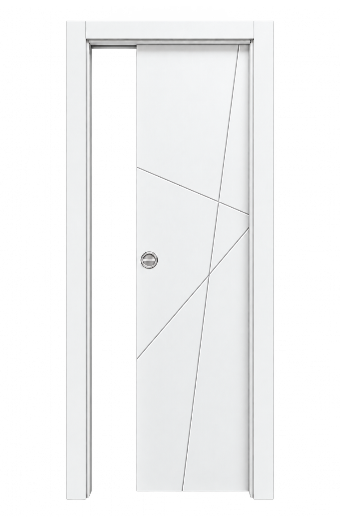 Porta MOD. 7505 Laccato Bianco incisa Scorrevole Int.