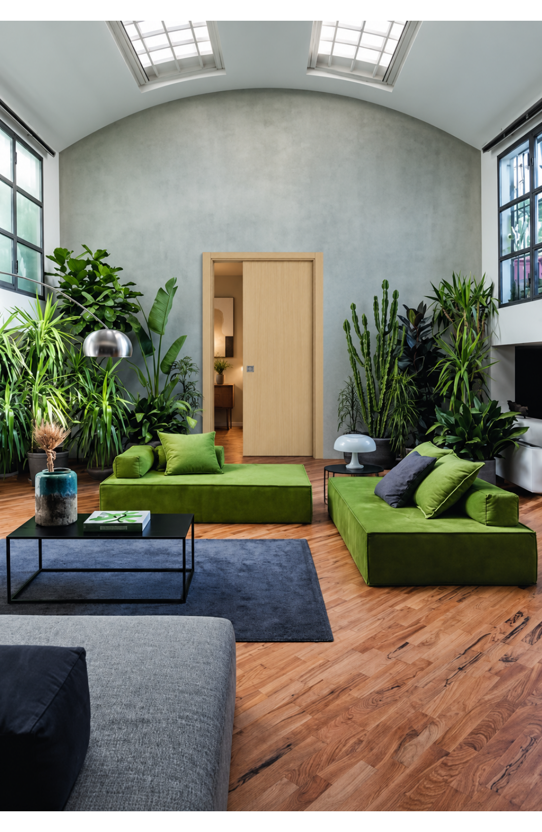 Porta Mod. 7030 Rovere Naturale Vert.- Scorrevole  int.-ambiente