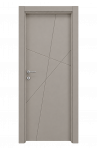 Porta Mod. 7605 Laccato Grigio Tortora incisa