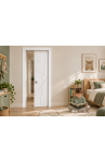 Porta MOD. 7505 Laccato Bianco incisa Scorrevole Int.